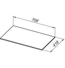 Столешница Allen Brau Liberty 75 1.330011.G графит