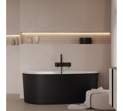 Смеситель для ванны Allen Brau Priority 5.31A05-31 (с внутренней частью) черный матовый