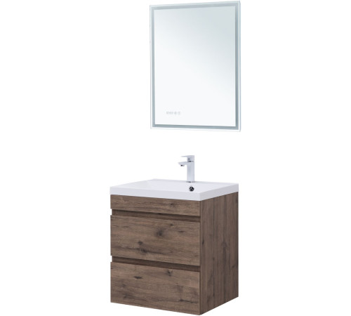 Тумба под раковину Aquanet Нота New 60 дуб веллингтон табак