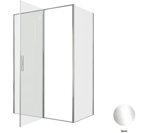 Душевой уголок Allen Brau Priority 140x80 3.31034.00 + 3.31040.00 хром