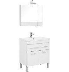 Мебель для ванной Aquanet Верона 75 белый (напольный 1 ящик 2 дверцы)