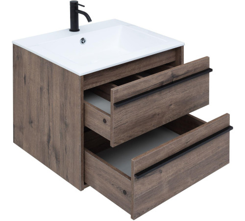 Тумба под раковину Aquanet Lino 60 Дуб Веллингтон