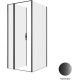 Душевой уголок Allen Brau Priority 90x100 3.31027.BBA + 3.31048.BBA черный браш