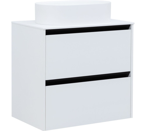 Тумба под раковину Allen Brau Activity 70 1.34003.WM белый матовый/черный браш