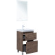 Тумба под раковину Aquanet Алвита New 50 напольная, дуб веллингтон табак