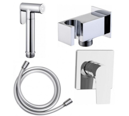 Набор смесителя с гигиеническим душем Aquanet Static 1.04 (с внутренней частью)