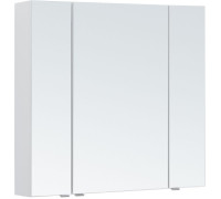 Зеркальный шкаф Aquanet Алвита new 90 белый матовый