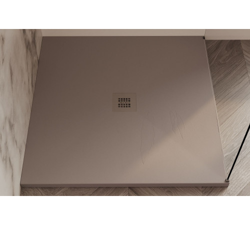 Душевой поддон Allen Brau Priority 100x90 8.31004-PGM платина