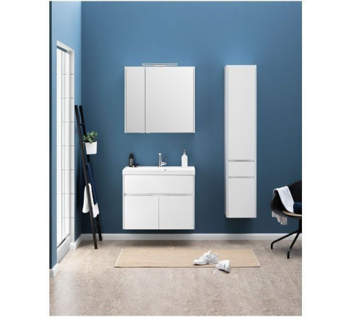 Тумба с раковиной Aquanet Латина 80 белый