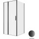 Душевой уголок Allen Brau Priority 100x100 3.31030.BBA + 3.31048.BBA черный браш