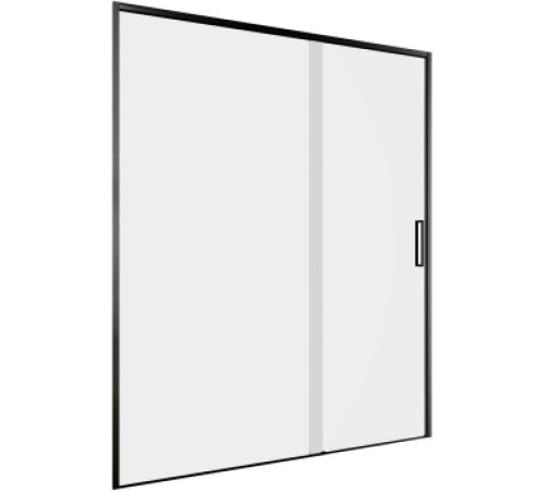Душевая дверь Aquanet Pleasure Evo 150 AE65-N150-BT профиль черный, прозрачное стекло