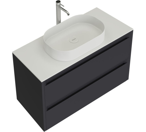 Тумба под раковину Allen Brau Fantasy 100 1.11003.AM 2.0 антрацит матовый