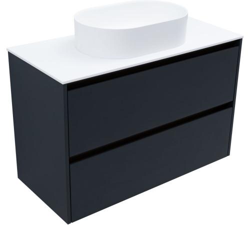 Тумба под раковину Allen Brau Activity 100 1.34014.AM антрацит матовый/олива браш