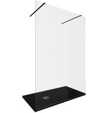 Душевая перегородка Allen Brau Infinity 2 140 3.21051.BBA черный браш