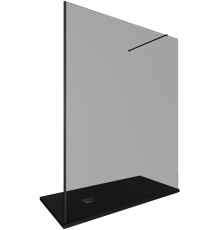 Душевая перегородка Allen Brau Infinity 1 160 3.21034.BBA.T черный браш