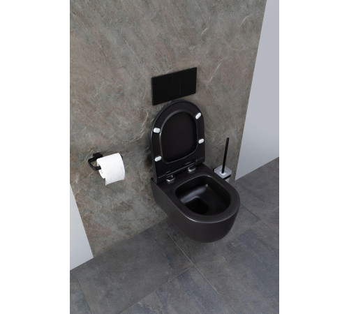 Чаша подвесного унитаза Allen Brau Priority 4.31002.31 черный матовый