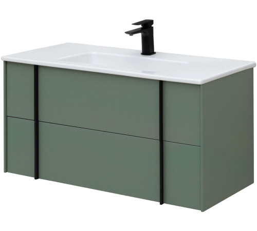 Тумба под раковину Allen Brau Reality 100 1.32007.CGM олива матовый