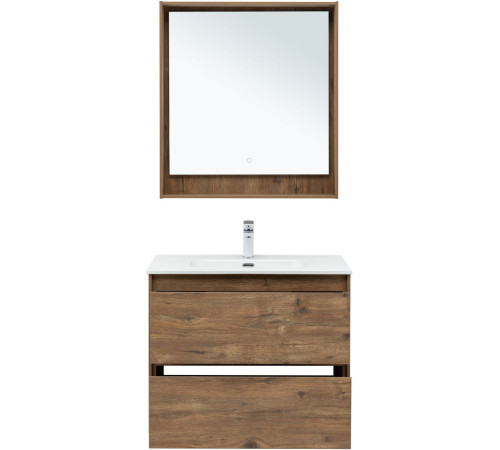 Тумба под раковину Aquanet Милан 80 дуб рустикальный