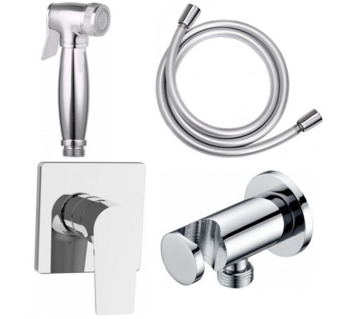 Набор смесителя с гигиеническим душем Aquanet Static 1.02 (с внутренней частью)