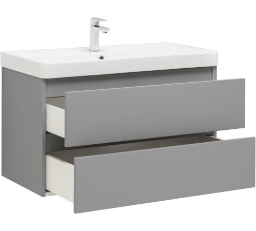 Тумба под раковину Aquanet Вега 2.0 90 мисти грин