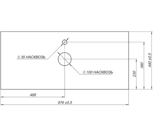 Столешница Aquanet Nova Lite 100 серый