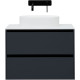 Тумба под раковину Allen Brau Activity 90 1.34005.AM антрацит матовый/черный браш