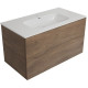 Тумба под раковину Allen Brau Glority 90 1.35001.NW дуб антик