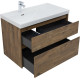 Тумба под раковину Aquanet Nova Lite 2.0 90 дуб рустикальный, левая