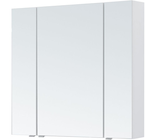Зеркальный шкаф Aquanet Алвита new 90 белый матовый
