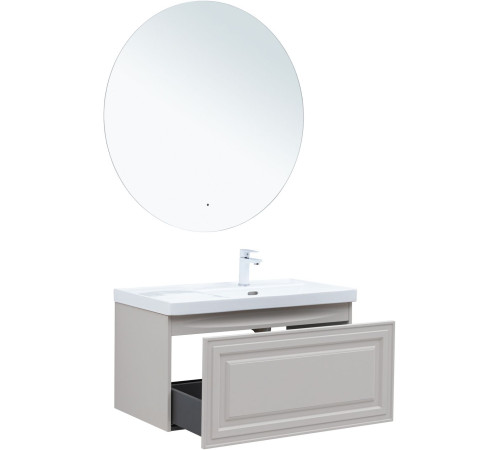 Тумба под раковину Aquanet Агата 90 бежевый