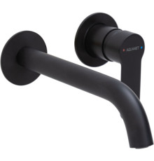 Смеситель для раковины Aquanet Passion черный матовый