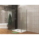 Душевой уголок Allen Brau Priority 100x90 3.31028.00 + 3.31043.00 хром