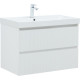 Тумба под раковину Aquanet Альтера 80 белый матовый