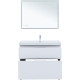 Тумба под раковину Aquanet Алвита New 100 напольная, белый матовый