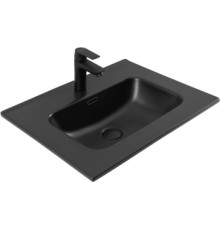 Раковина Aquanet Flat 60 черная матовая