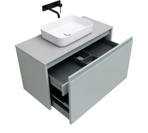 Тумба под раковину Allen Brau Fantasy 100 1.11004.PWM папирус матовый