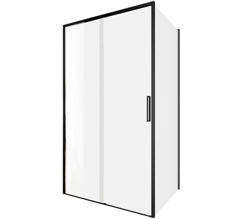 Душевой уголок Aquanet Pleasure Evo 110x100 AE65-110x100-BT профиль черный, прозрачное стекло