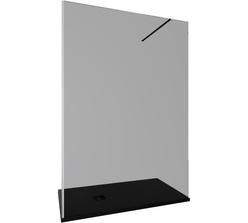 Душевая перегородка Allen Brau Infinity 1 140 3.21026.BA.T серебро браш