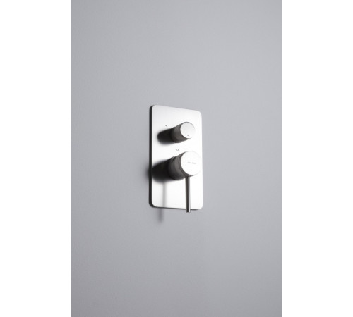 Смеситель для ванны Allen Brau Priority 5.31A11-BN (с внутренней частью, 3 выхода) никель