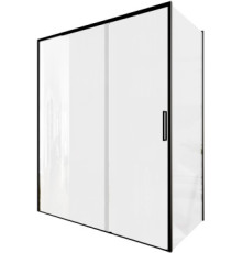 Душевой уголок Aquanet Pleasure Evo 160x90 AE65-160x90-BT профиль черный, прозрачное стекло