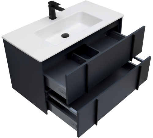 Тумба под раковину Allen Brau Reality 90 1.32006.AM антрацит матовый
