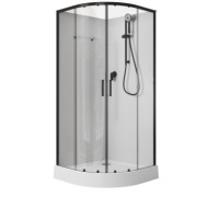 Душевая кабина Aquanet Passion EVO 100R Black 100x100