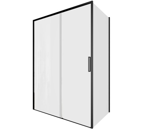 Душевой уголок Aquanet Pleasure Evo 140x90 AE65-140x90-BT профиль черный, прозрачное стекло