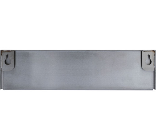 Полка Aquanet Магнум 30x8 сталь браш, открытая