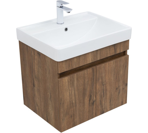 Тумба под раковину Aquanet Оптима 60 дуб рустикальный