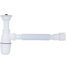 Сифон для раковины Aquanet с выпуском d40/50, белый