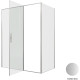 Душевой уголок Allen Brau Priority 160x90 3.31038.BA + 3.31044.BA серебро браш