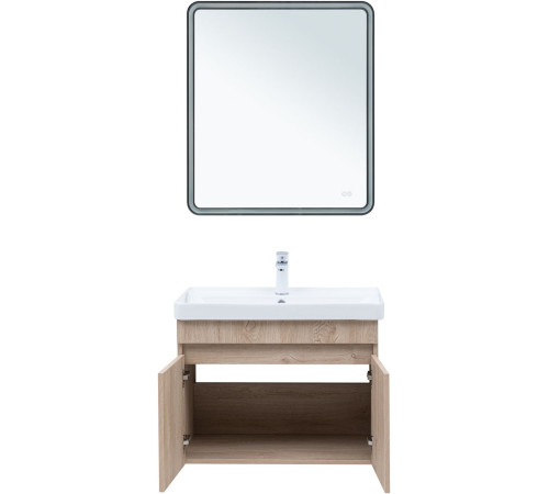 Тумба под раковину Aquanet Оптима 70 дуб светлый