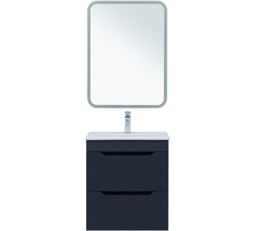 Тумба под раковину Aquanet Практика 60 маренго (2 ящика)