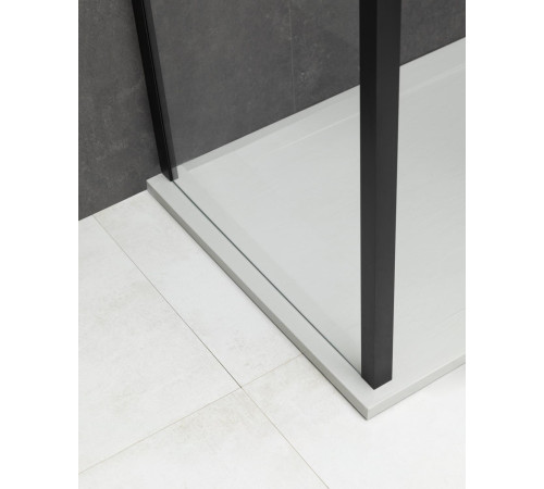 Душевой уголок Allen Brau Priority 100x100 3.31030.BBA + 3.31048.BBA черный браш